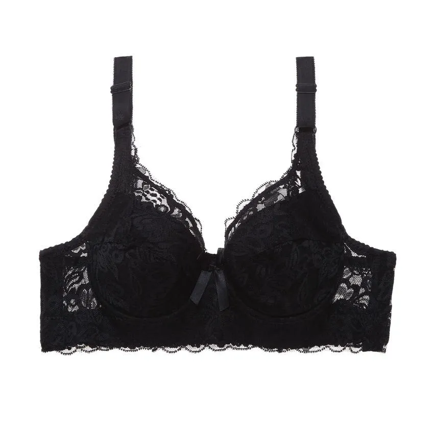 Womens Bras Brassiere Push Up Bra Sexy Seamless Bralette Lace Adjustment Plain Comfortable