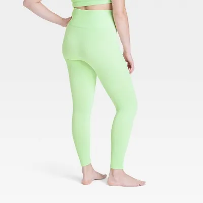 Women's Seamless High-Rise Rib Leggings - All In Motion