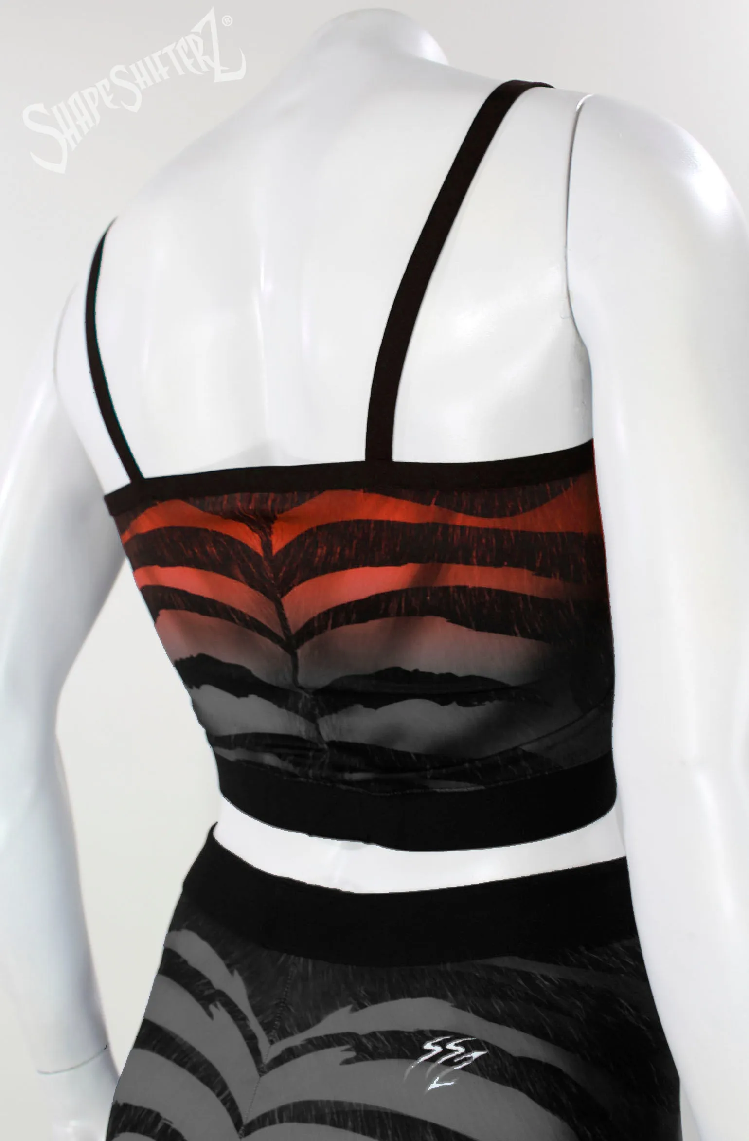 Zebra Tank Top - Red Fade - Ultra Contour